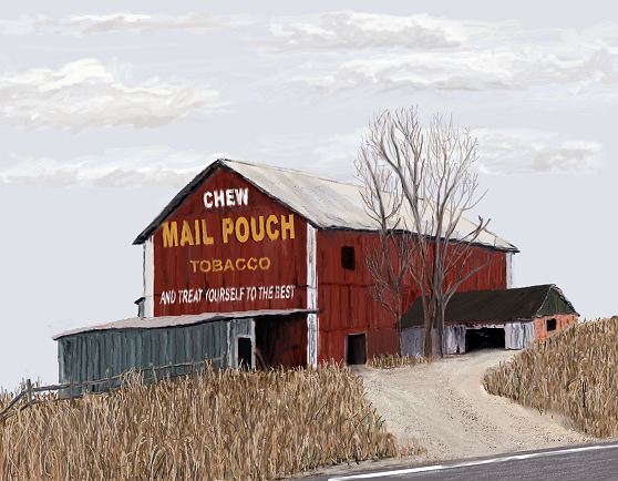 Red Mail Pouch Barn (click for animation)